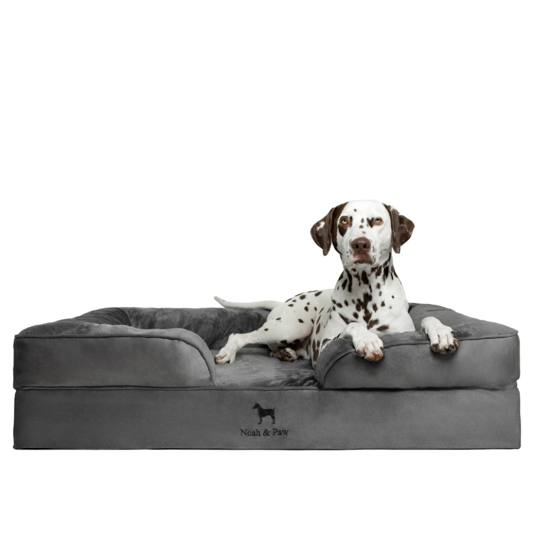 Durable Water-Resistant Memory Foam Dog Bed