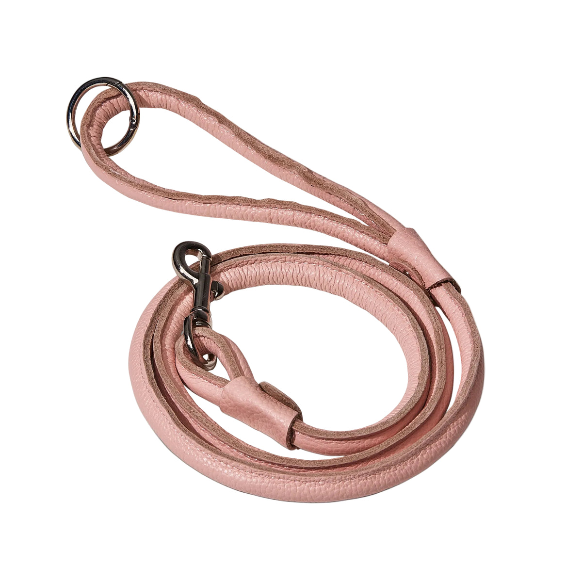 Chic Leather Leash - Nude