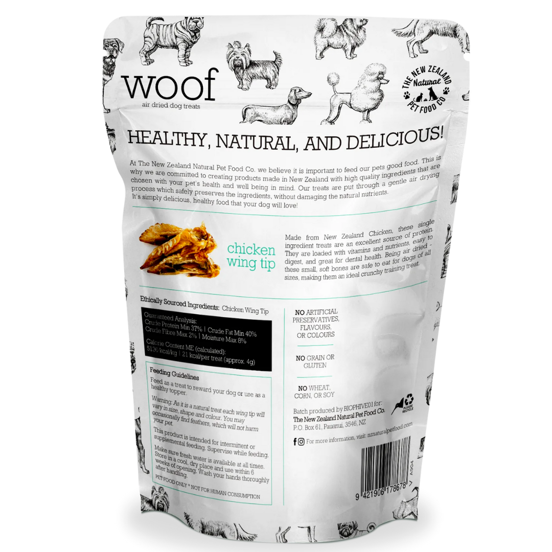 New Zealand Natural - Air-Dried Chicken Wing Tip Treat 1.76oz