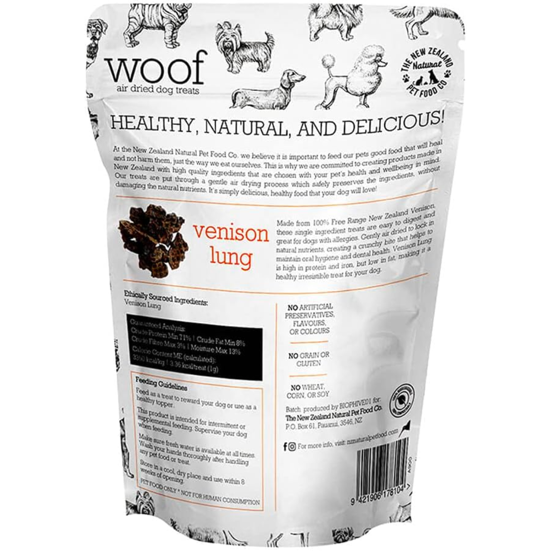 New Zealand Natural - Air-Dried Venison Lung Treat 1.76oz