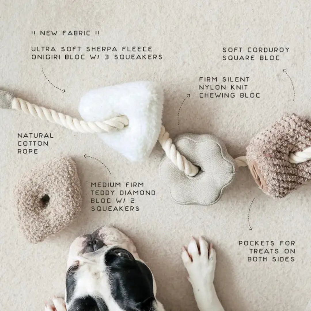 Rope Blocs//Enrichment Dog Toy