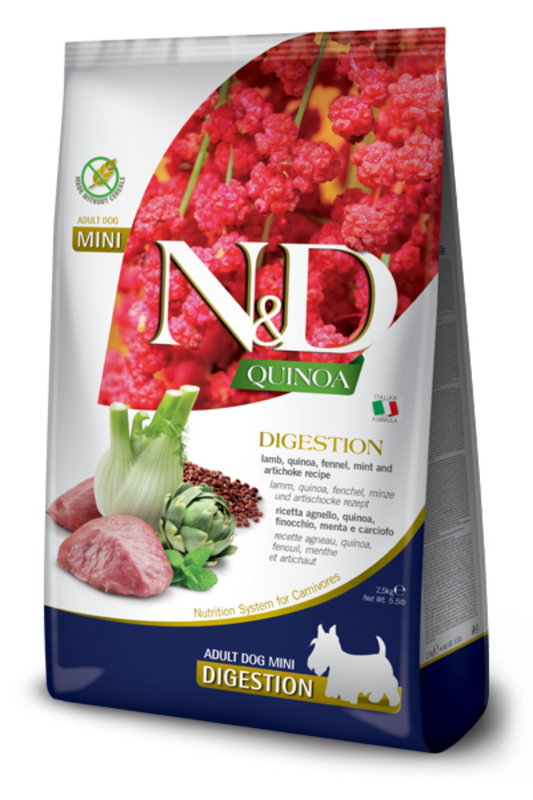 FARMINA N&D Quinoa - Digestion Lamb Mini - Grain Free 5.5lb
