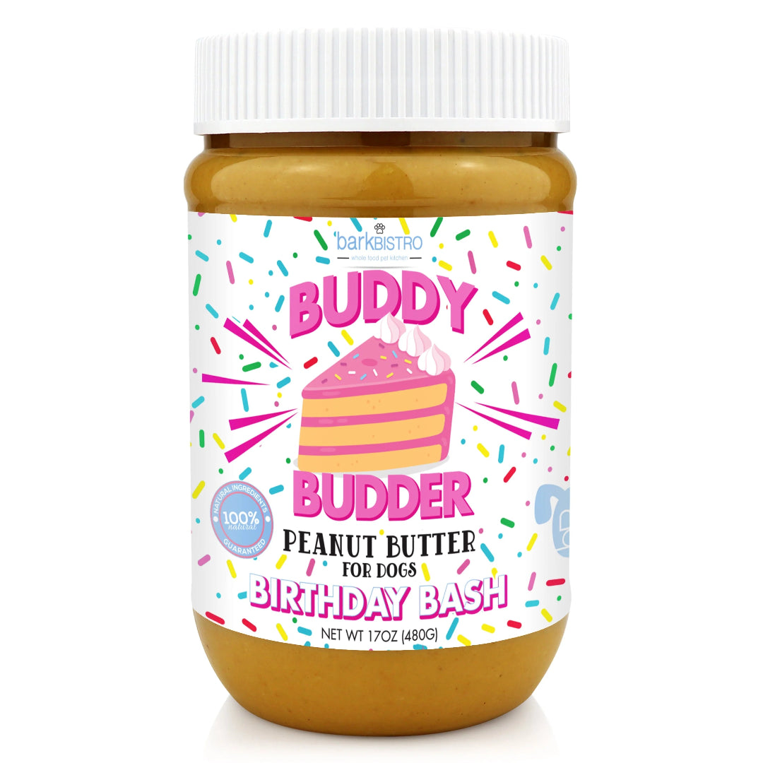 Buddy Budder - Birthday Bash Peanut Butter Jar 17oz