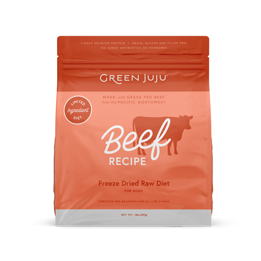 Green Juju: Frozen Raw Limited-Ingredient Diet Patties - Beef