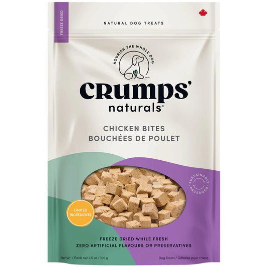 Crumps Naturals - Freeze Dried Chicken Bites 3.5 Oz