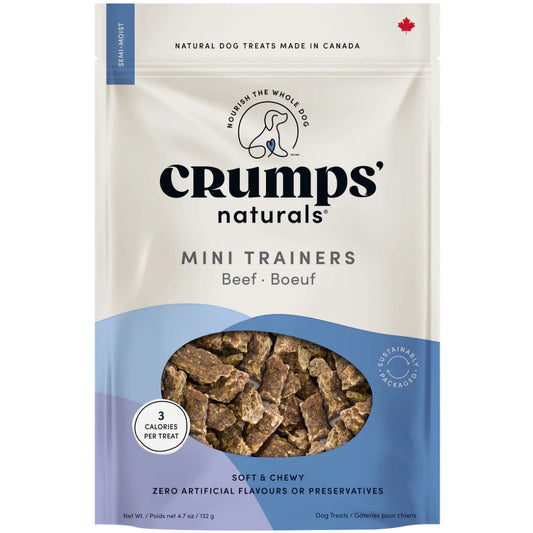 Crumps Naturals - Semi Moist Beef Mini Trainers 4.7 Oz