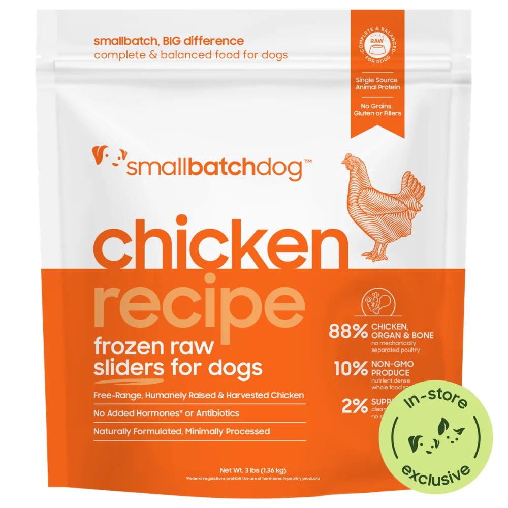 Smallbatch Dog Raw Frozen Food - Chicken