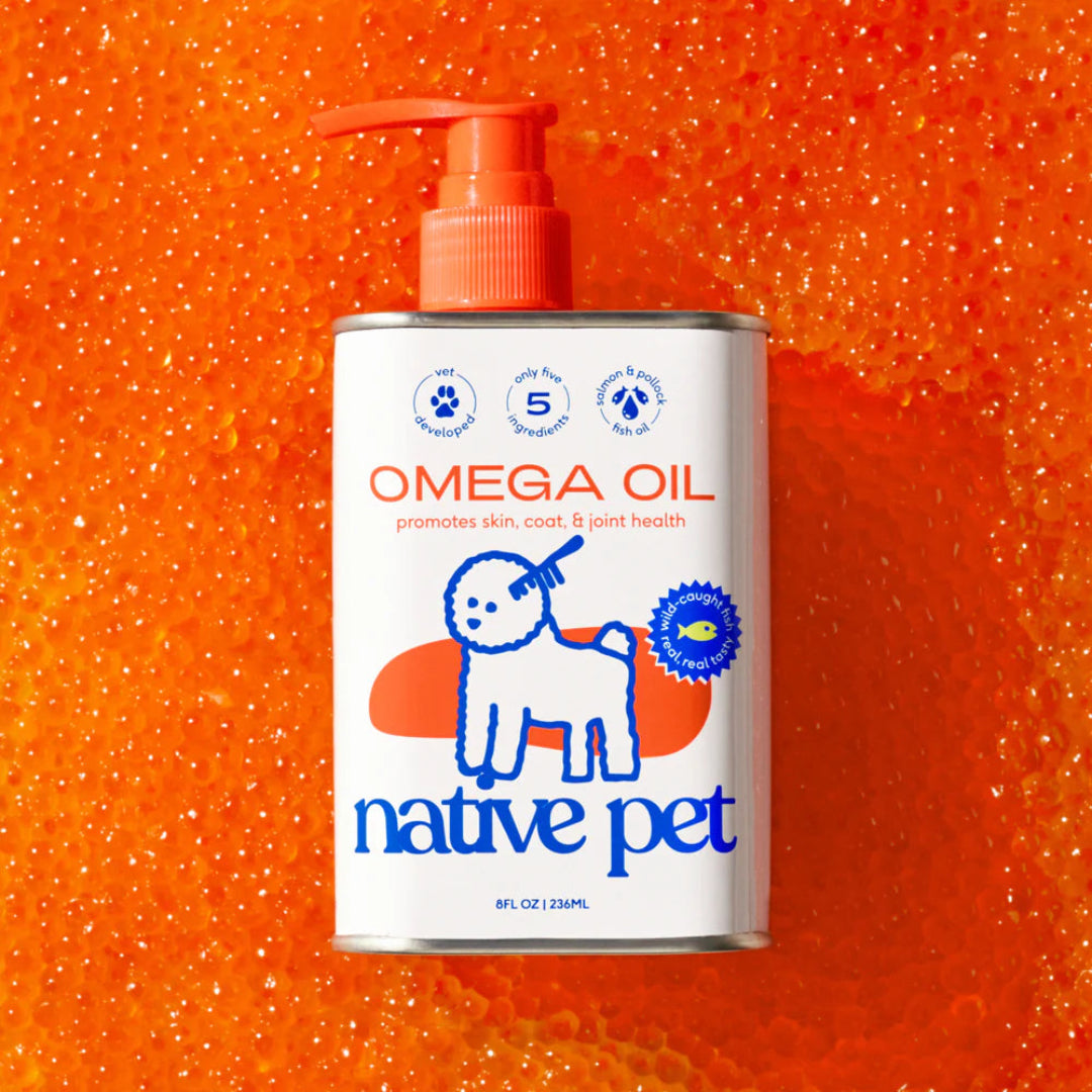 Native Pet - Omega Fish Oil - Skin & Coat Health 8oz