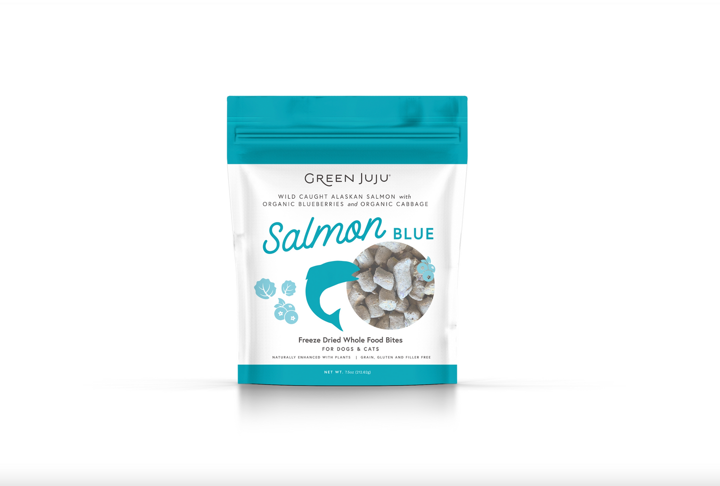 Green Juju: Freeze-Dried Whole Food Topper - Salmon Blue
