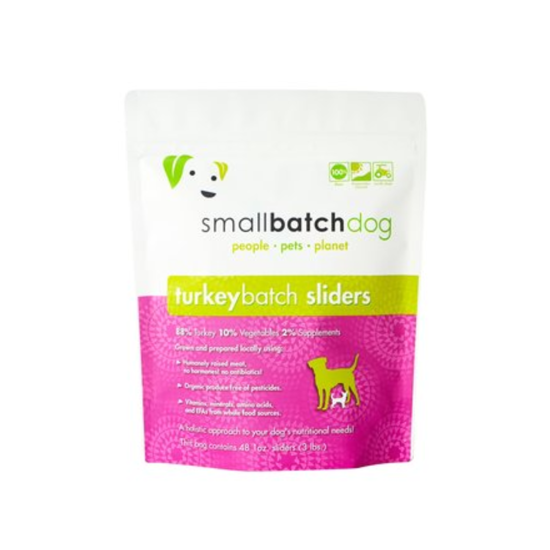 Smallbatch Dog Raw Frozen Food Turkey Now You're Clean