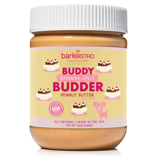 Buddy Budder Banana Split Peanut Butter Jar 17oz