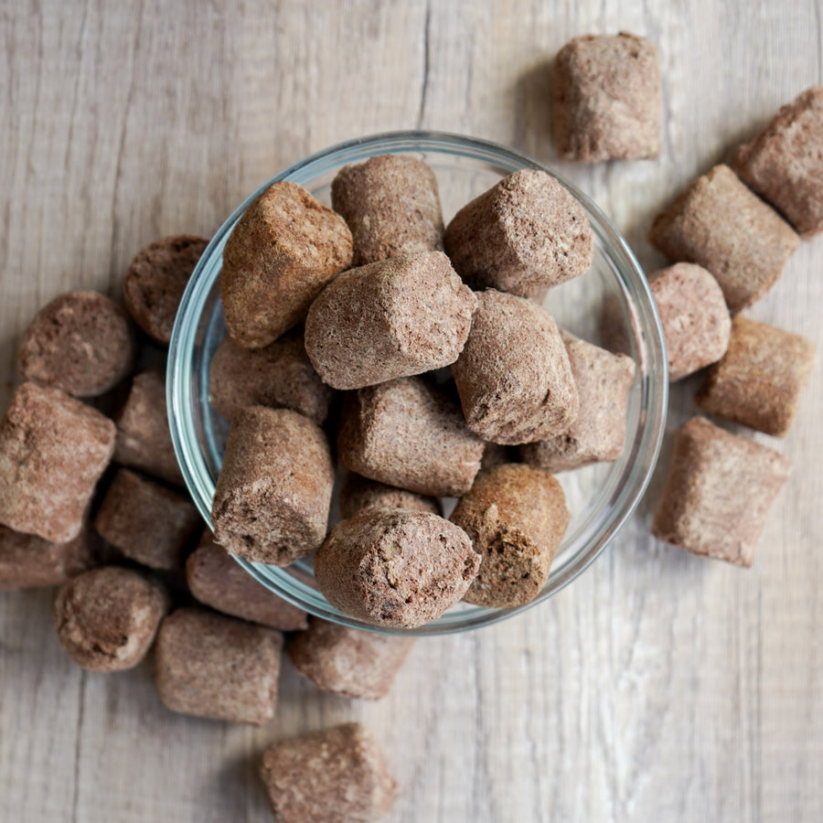 Oma's Pride: Freeze Dried Rounds Beef Organs 4 Oz