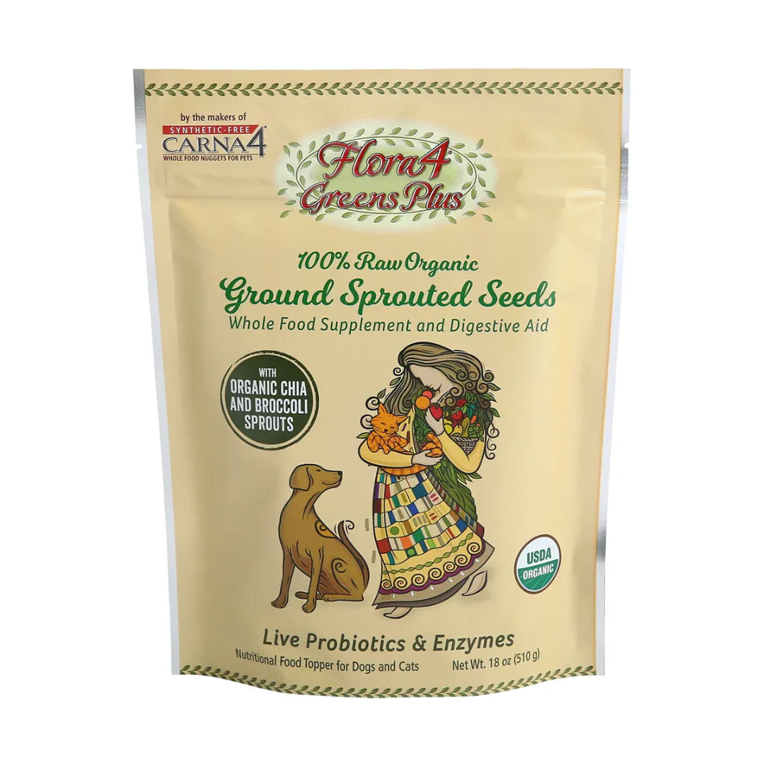 CARNA4: Flora 4 Greens Plus Sprouted Seeds