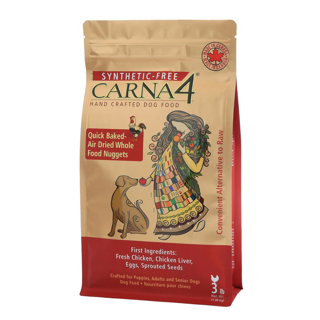 CARNA4: Quick Baked Air Dried Dog Food - Chicken