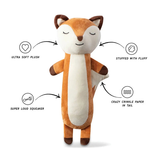 For Fox Sake Plush Dog Toy