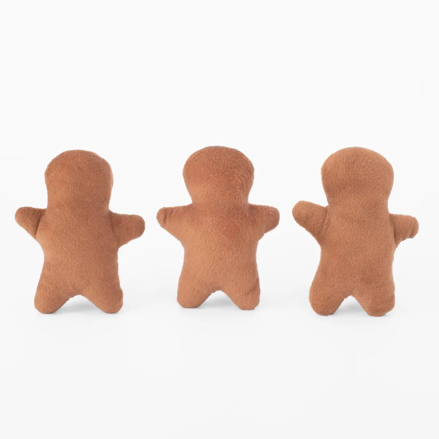 Zippypaws - Gingerbread Men Miniz (3-pack)