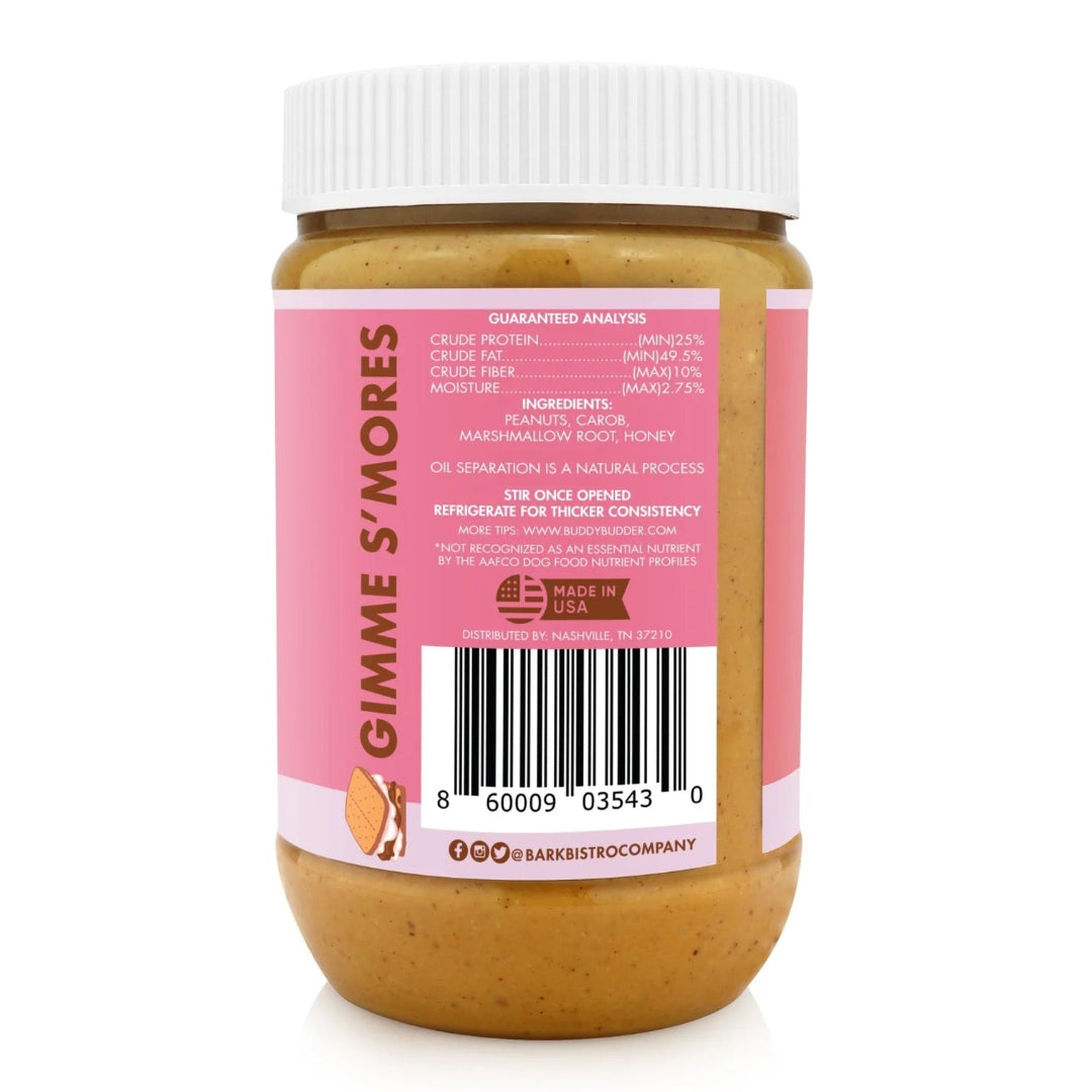 Buddy Budder - Gimme S'mores Peanut Butter Jar 17oz