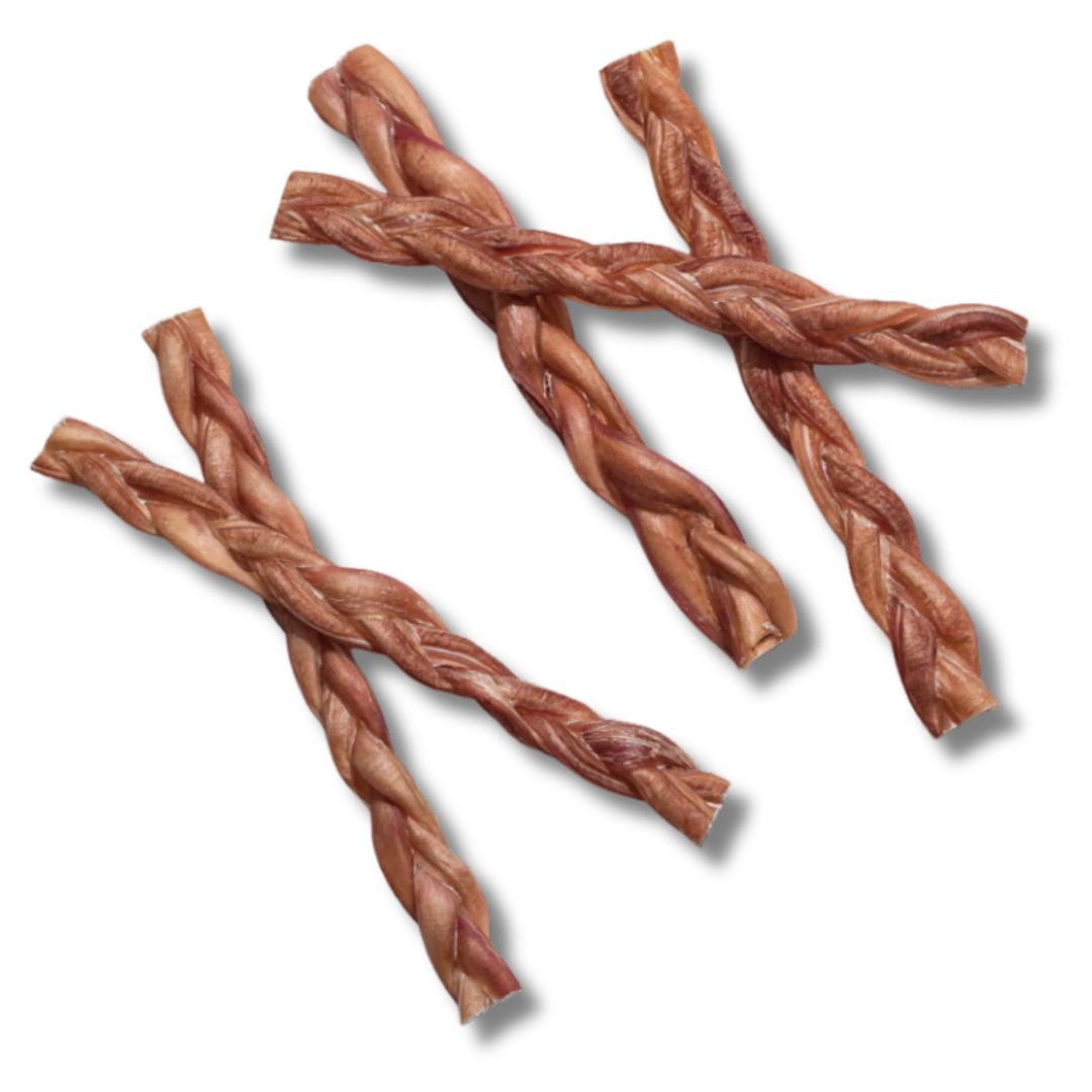 Jack &Pup - Braided Bully Stick 12"