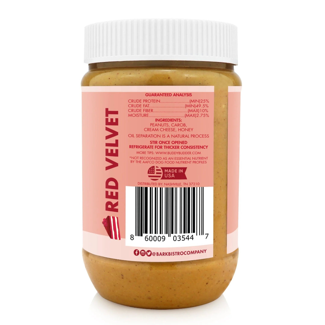Buddy Budder - Red Velvet Peanut Butter Jar 17oz