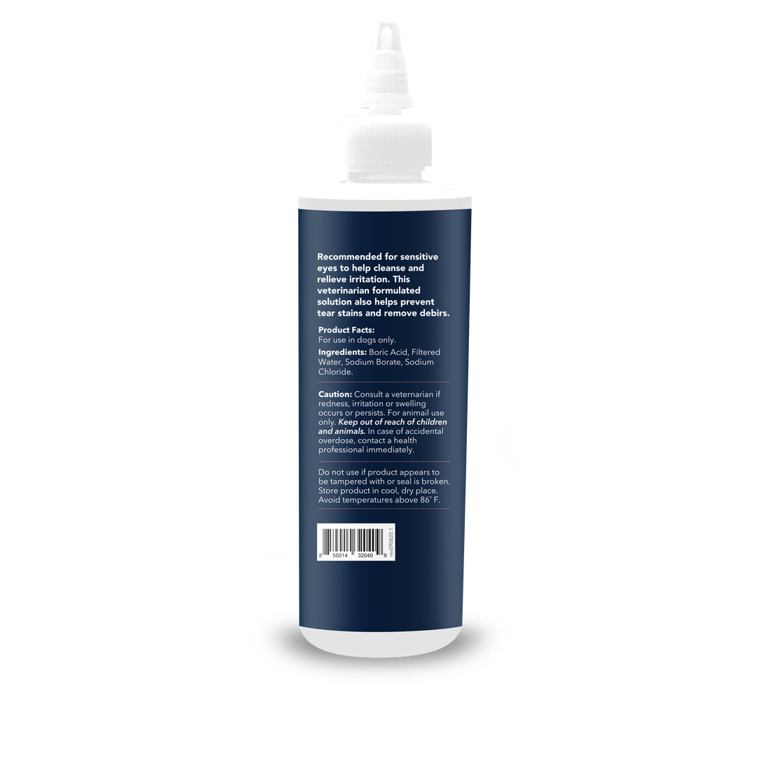 Boric acid solution top for dogs eyes
