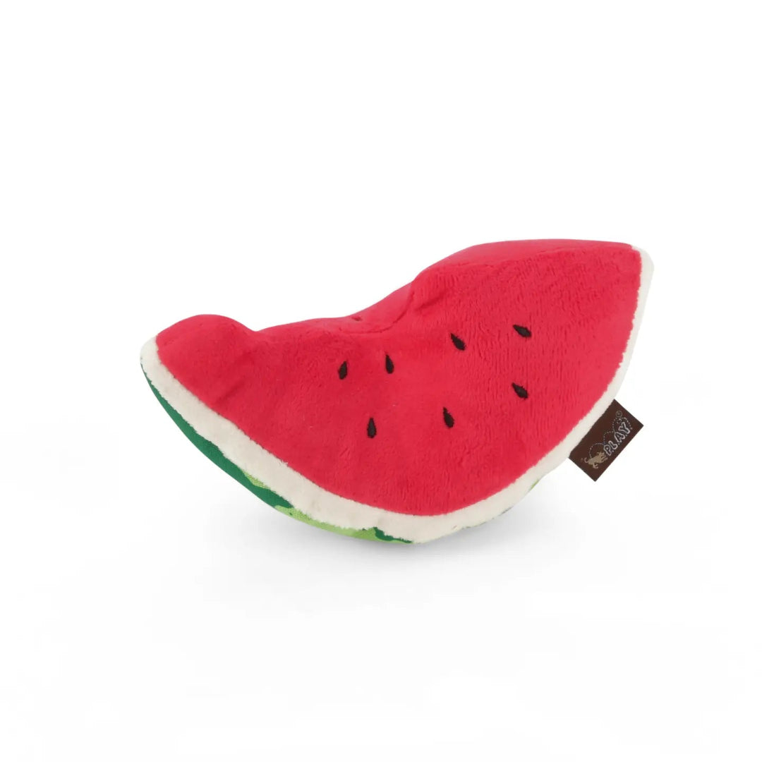 Tropical Paradise Wagging Watermelon Plush Dog Toy