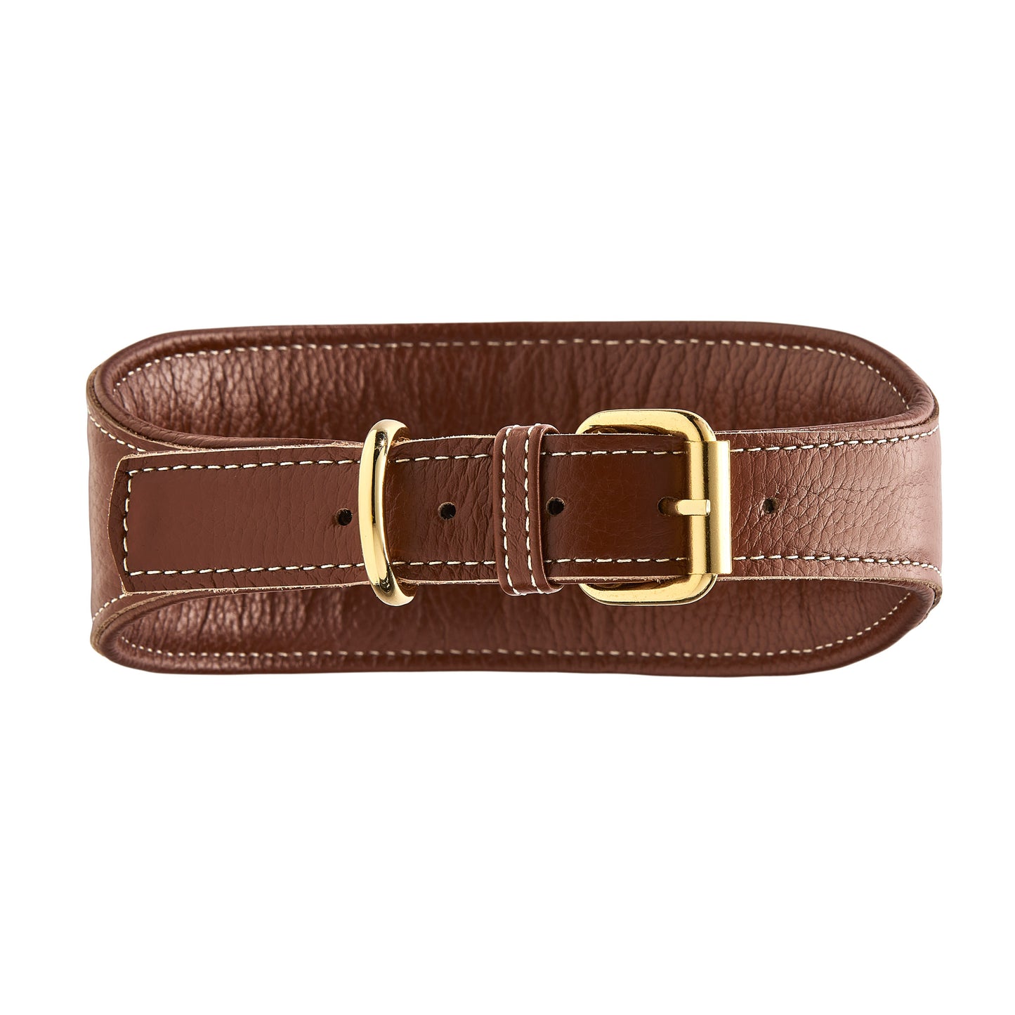 Hound Leather Collar - Brown