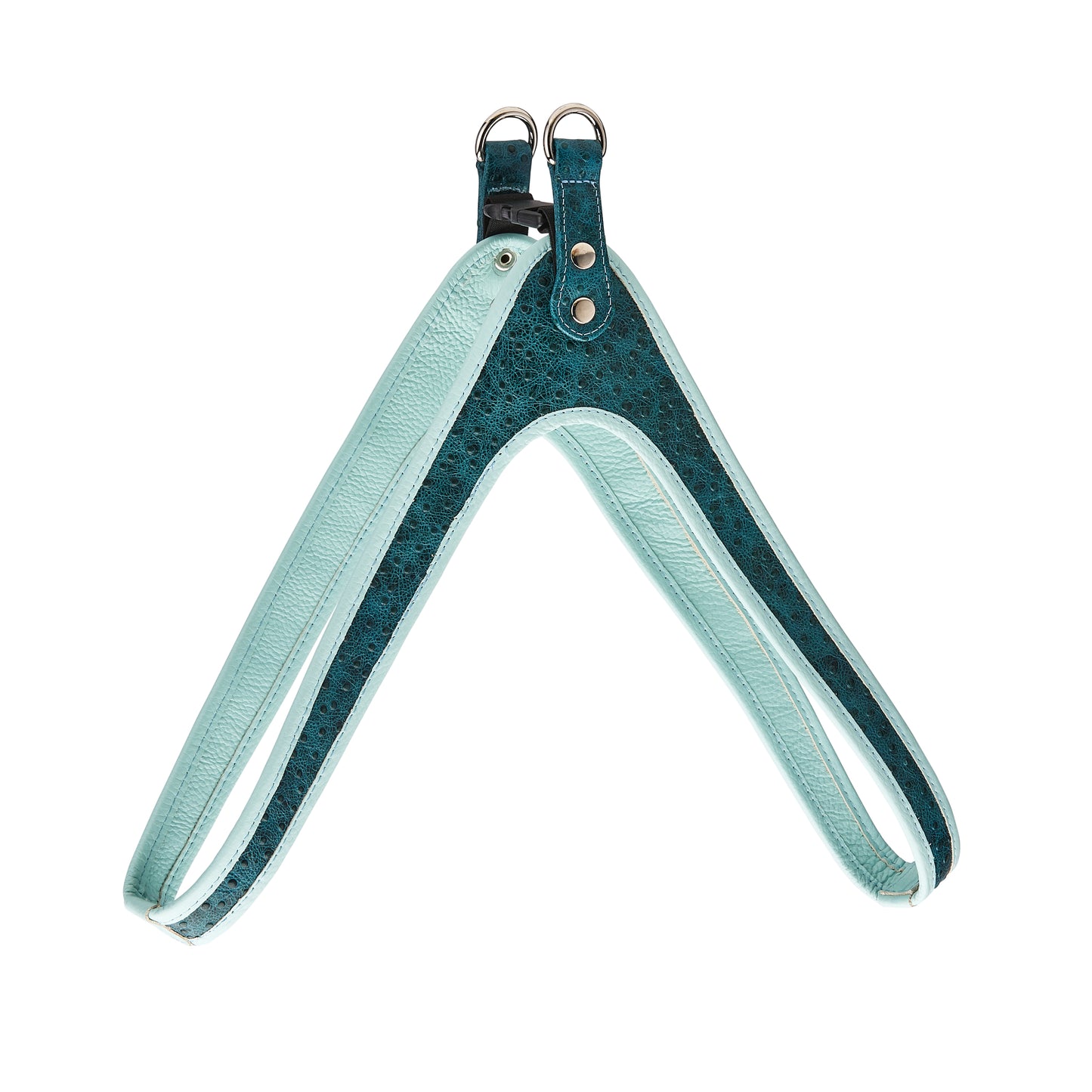 Punk Leather Harness - Blue