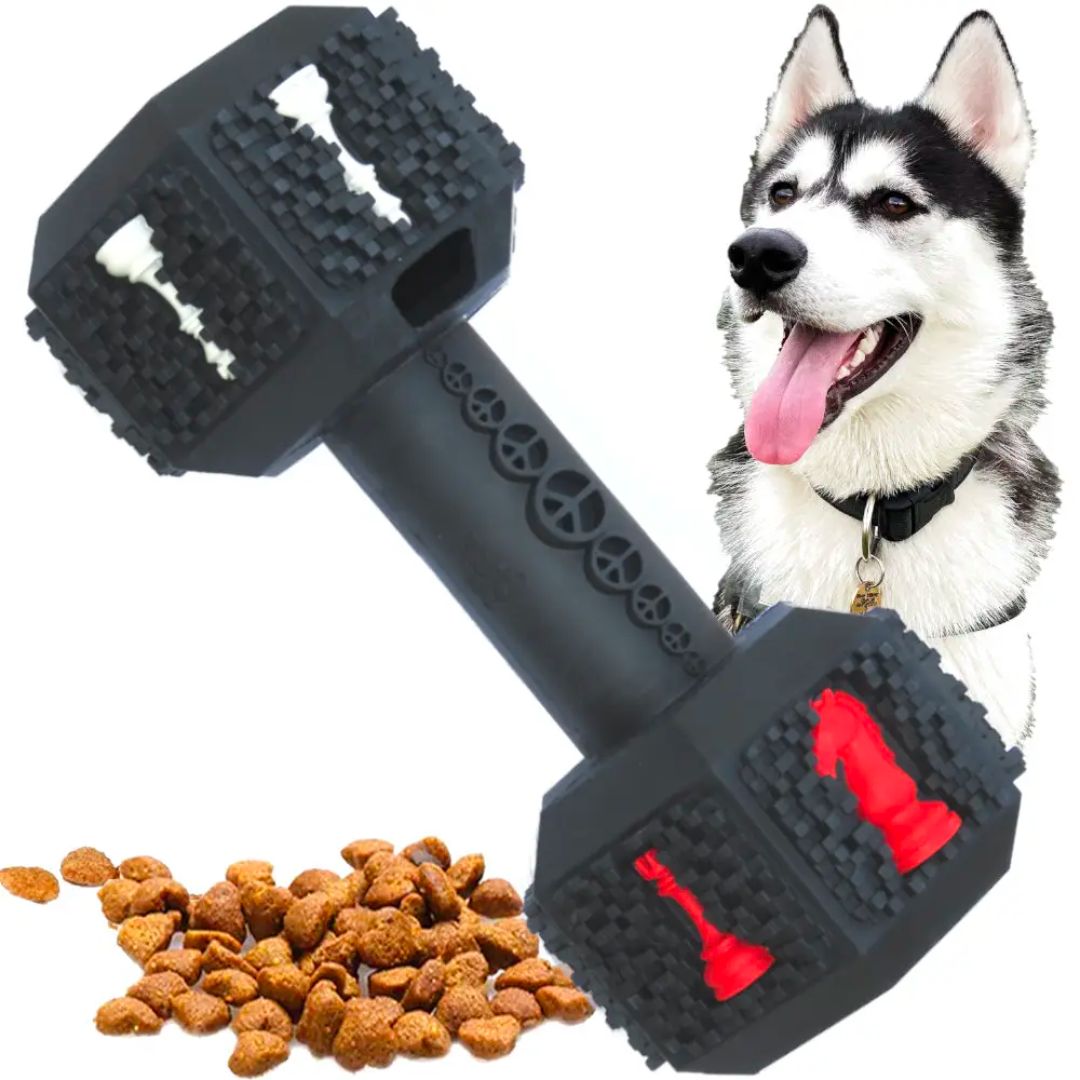 Dog Chew Toys | Treat Dispensing Dog Toys - Dumbbell