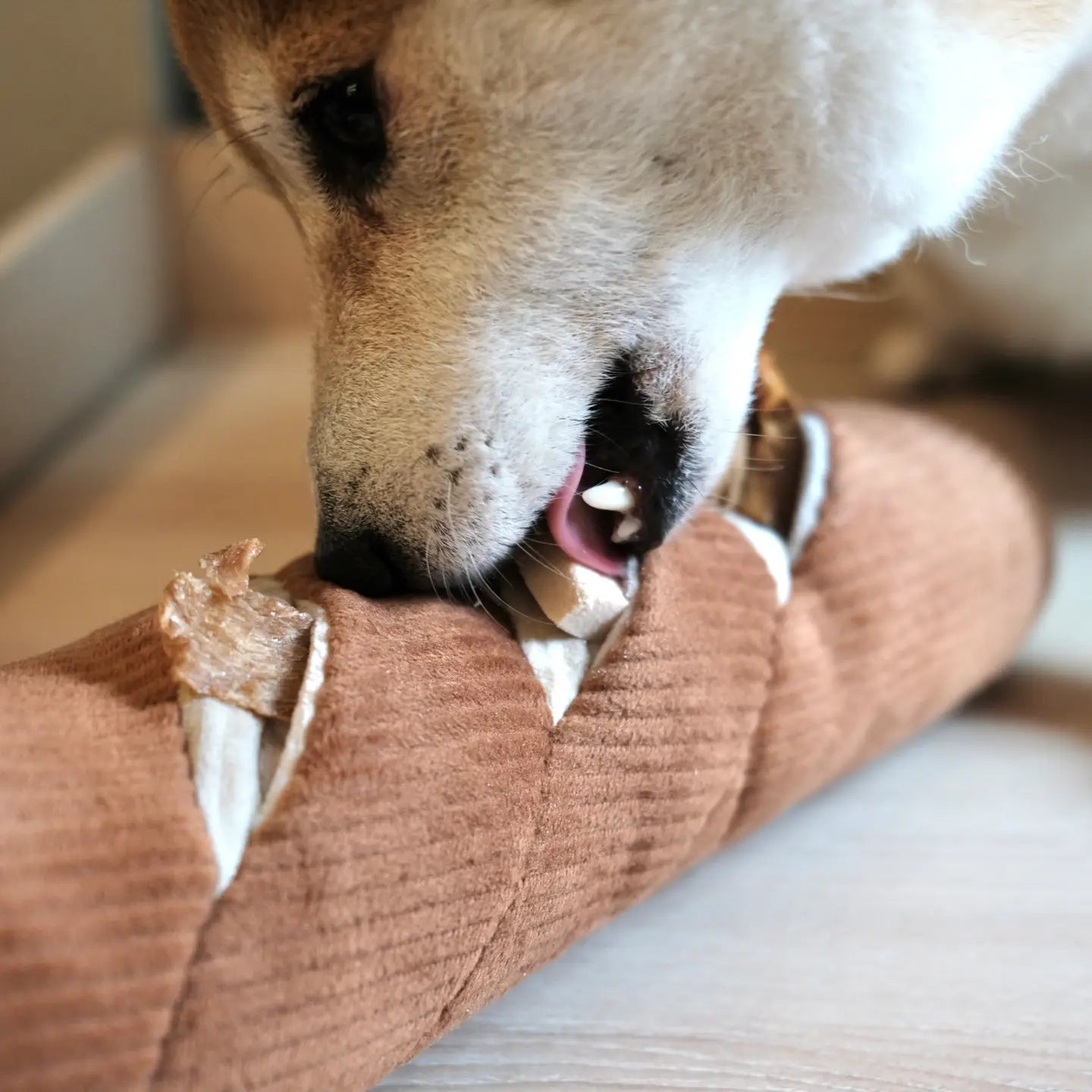 Baguette Enrichment Treat Dog Toy