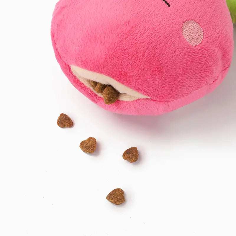 Hugsmart Pet - Feisty Veggie | Radish - Dog Plush Toy