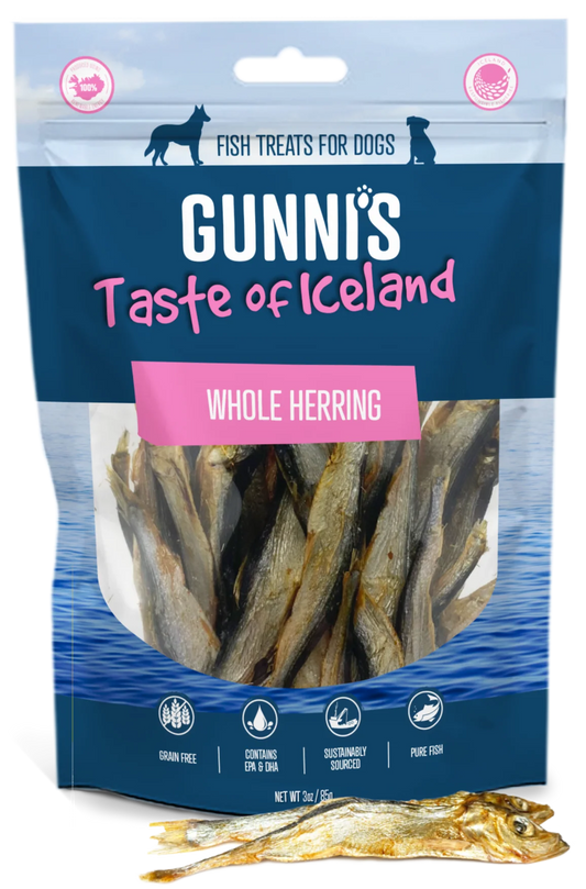 Gunni's Dog Whole Herring 3.0oz
