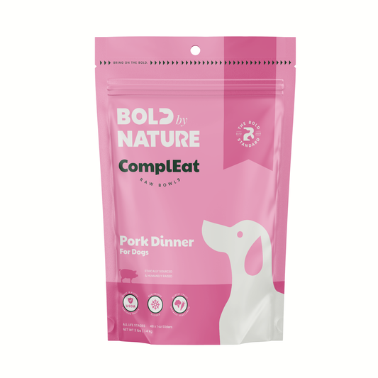 Bold By Nature: ComplEat Raw Bowls for Dogs - Pork