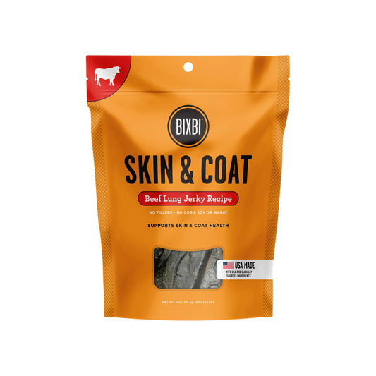 BIXBI Dog Skin & Coat Beef Jerky 5oz