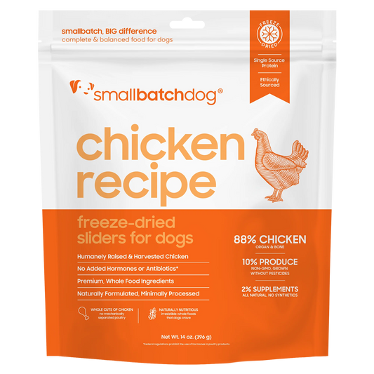 Smallbatch Dog Freeze-Dried Sliders - Chicken