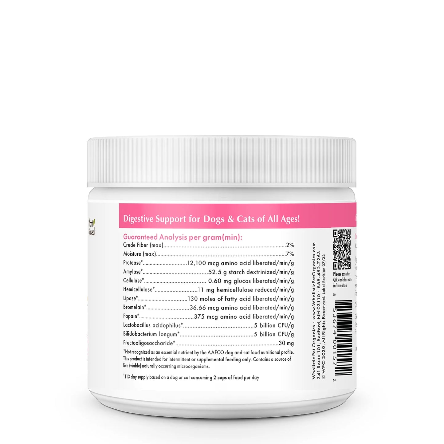 Wholistic Pet Organics - Digest All Plus 2oz