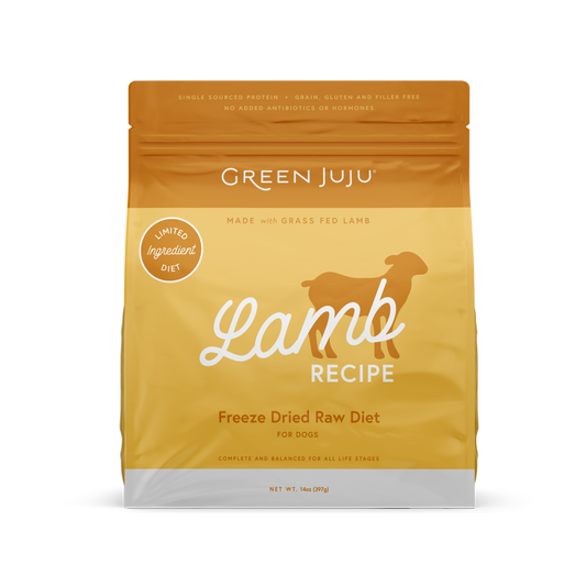 Green Juju: Freeze-Dried Limited-Ingredient Raw Diet - Lamb 14oz