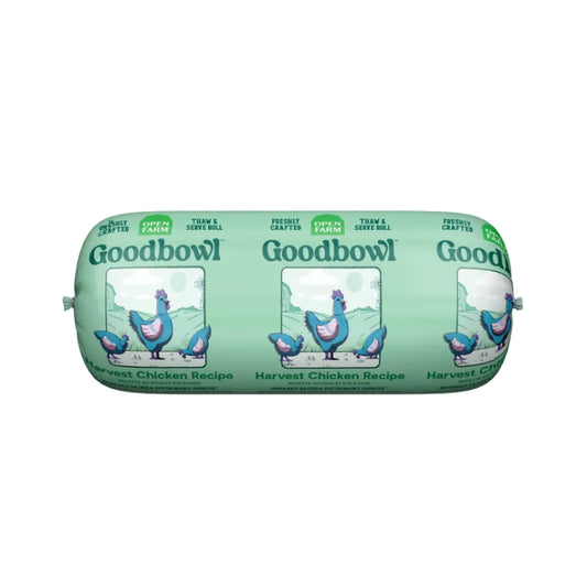 Open Farm Dog Frozen Goodbowl Roll Harvest Chicken 28Oz