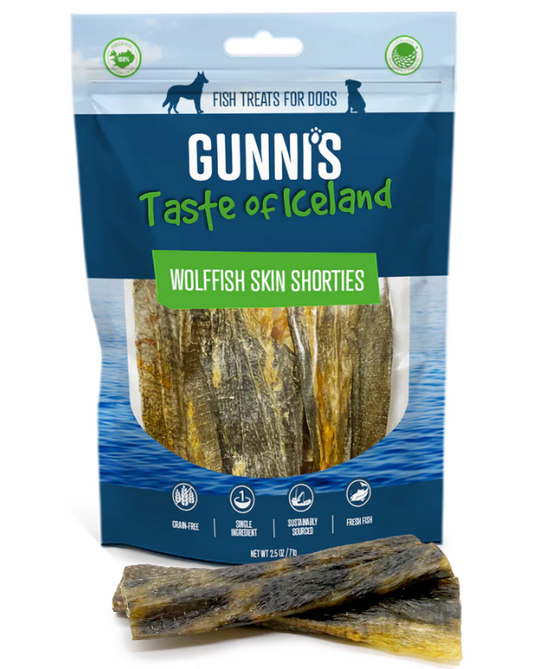 Gunni's Dog Wolffish Skin Shorties 2.5oz