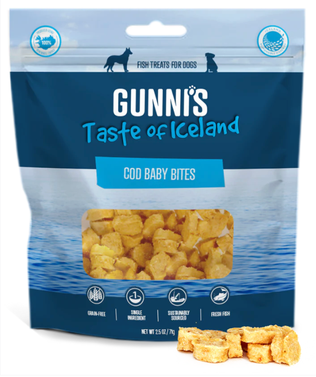 Gunni's Dog Cod Baby Bites 2.5oz