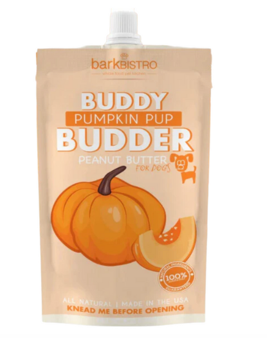 Buddy Budder - Pumpkin Pup Peanut Butter Squeeze Pack 4oz