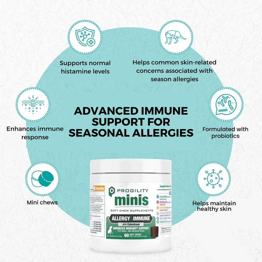 Nootie: Mini Soft Chew Supplements for Dogs - Allergy & Immune