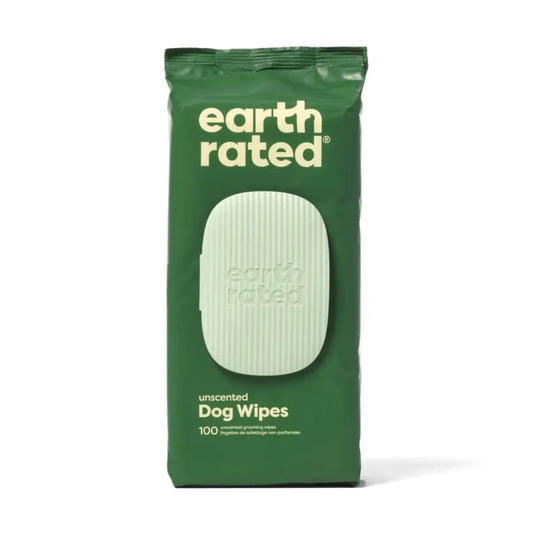 Earth Rated Unscented Dog Grooming Wipes 100ct