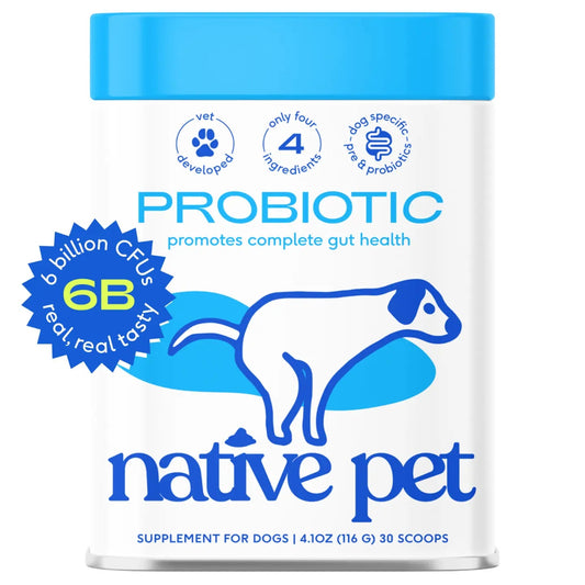 Native Pet - Probiotic / Prebiotic Powder - Digestive Support 4.1oz
