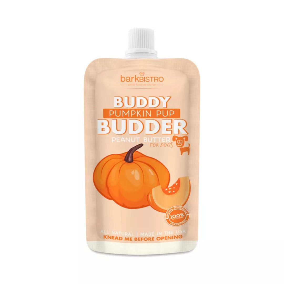 Buddy Budder - Pumpkin Pup Peanut Butter Squeeze Pack 4oz