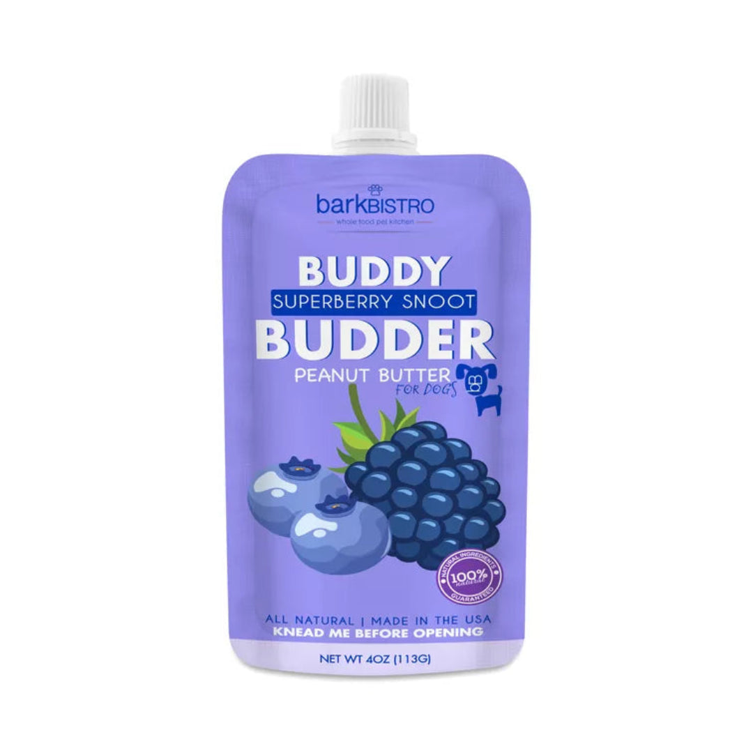 Buddy Budder - Superberry Snoot Peanut Butter Squeeze Pack 4oz