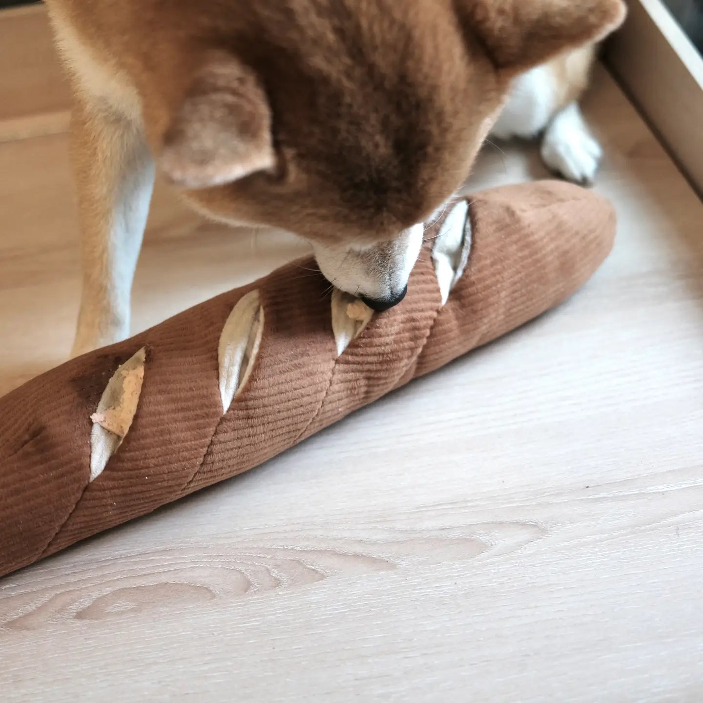 Baguette Enrichment Treat Dog Toy