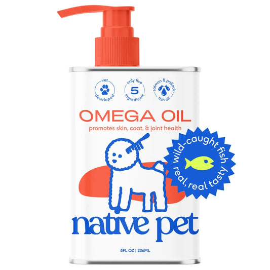 Native Pet - Omega Fish Oil - Skin & Coat Health 8oz