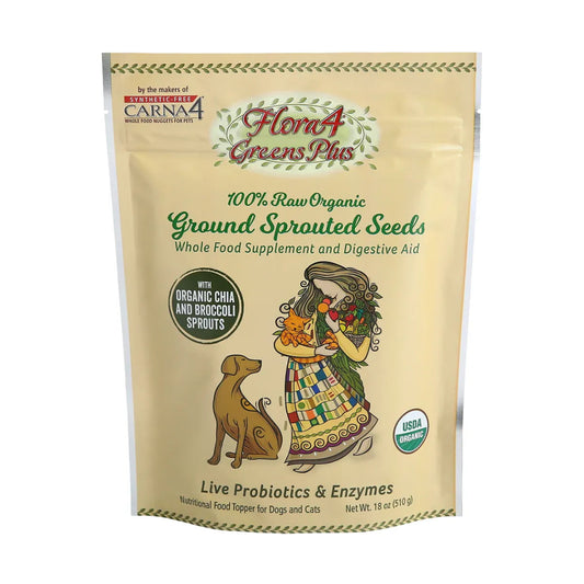CARNA4: Flora 4 Greens Plus Sprouted Seeds