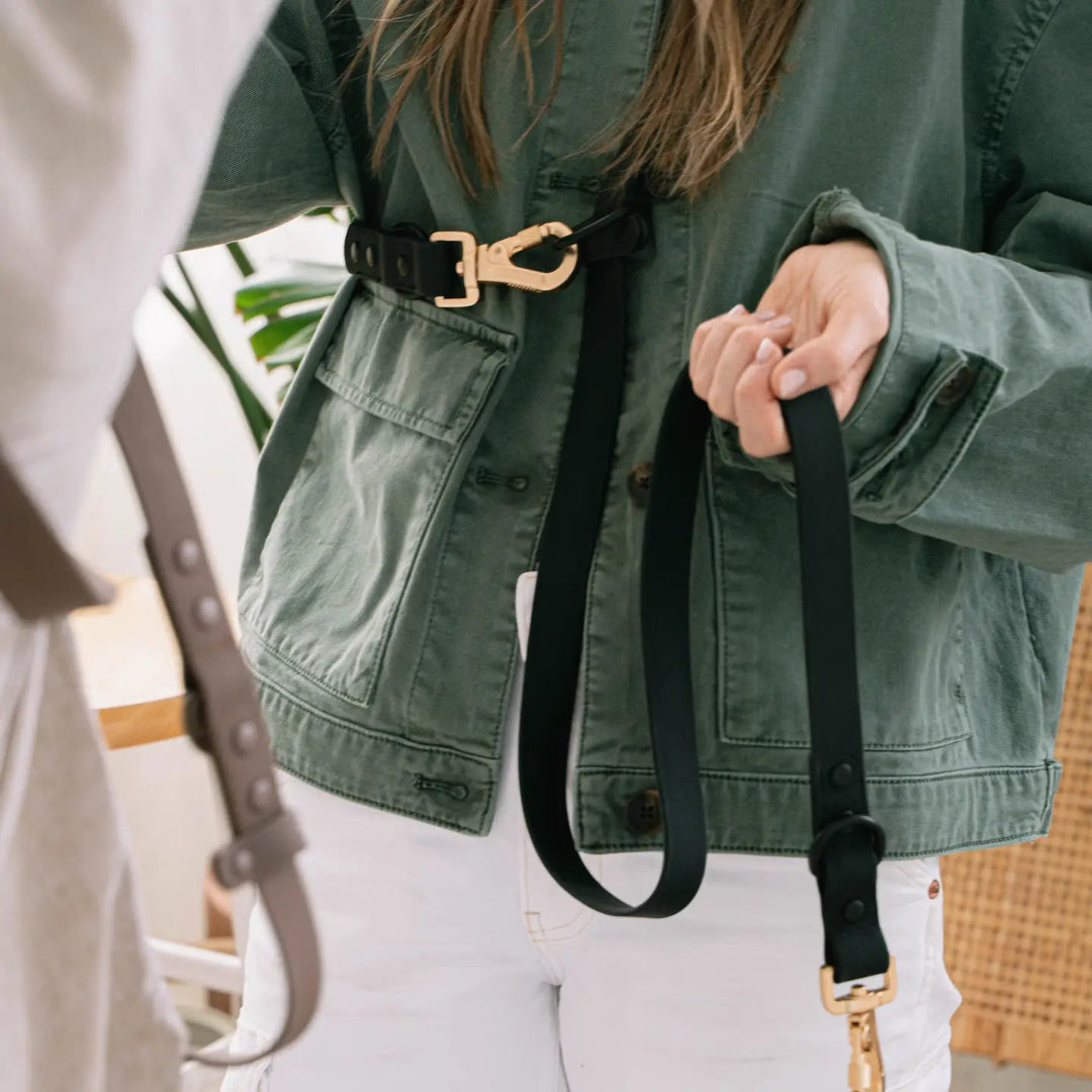 Hands Free Leash in Black