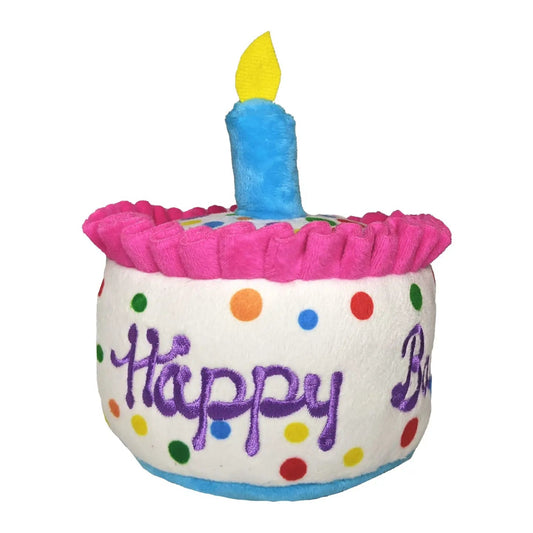 Happy Barkday Cake Dog Toy